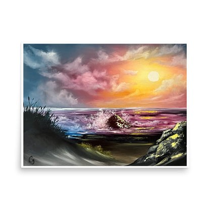 Spiritual Sunset Archival Art Print, Wall Decor Art