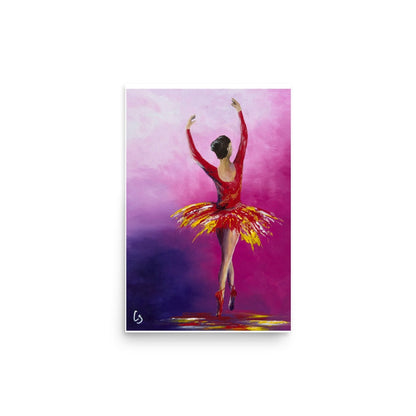 Ballerina #2 Archival Print, Dancer Art Print, Ballet Art, Ballerina Wall Art, Baller Dancer Home Decor, Ballerina Art Print